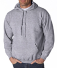 SportsGrey #18500 Gildan Adult Heavy Blend Hooded Sweatshirt.