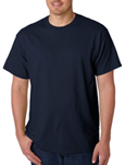 Gildan 5000 navy colored t-shirts.