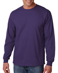 Gildan G2400 purple colored t-shirts.