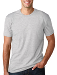 Next Level N3600 Heather Gray colored t-shirts.