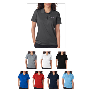UltraClub #8210W Ladies Cool and Dry Mesh Pique Polo Shirts for sale. Buy custom polo shirts for women.