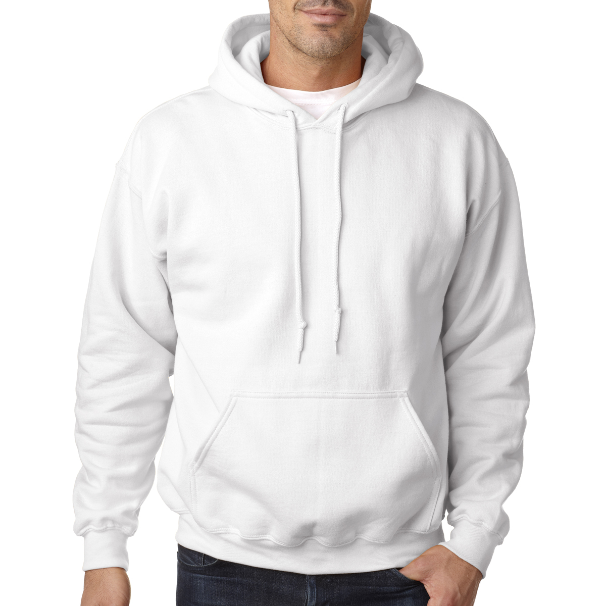 Gildan 18500 Adult Heavy Blend Hooded Sweatshirt.