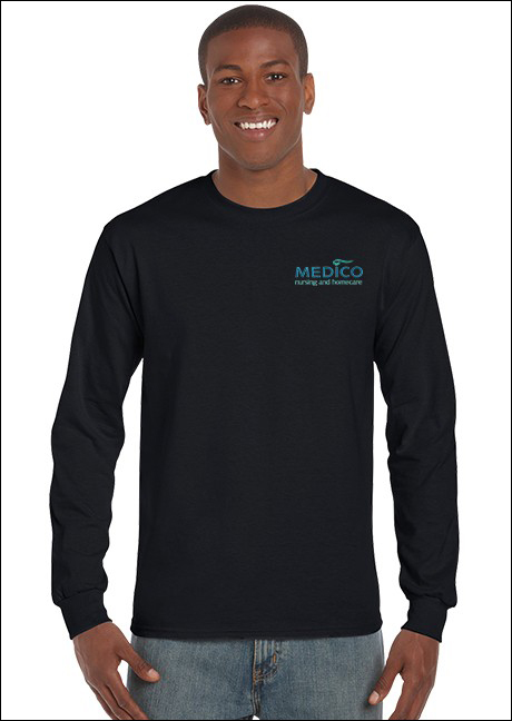 Gildan G2400 Ultra Cotton long sleeve shirt.